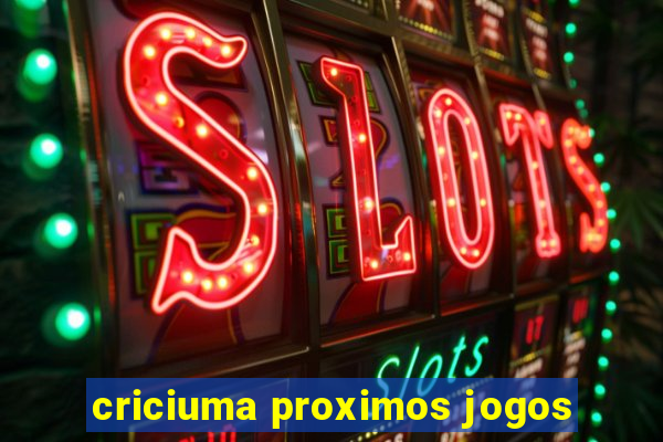 criciuma proximos jogos